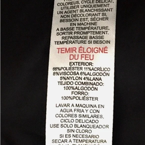 Jason Wu NWT blue tweed with contrasting denim zipper front Mini Dress size L - Picture 10 of 16